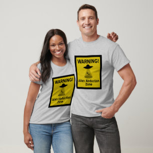 Alien Abduction Zone T-shirt