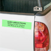 ALIEN ABDUCTIONS, HELPEN Amerika TE redden, ÉÉN .. Bumpersticker (Op Truck)