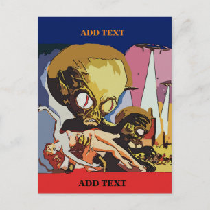 Alien Abductors tekst bewerken, kaart