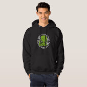 Alien ACID Vinyl DJ Tekno Techno Frenchcore Rave 2 Hoodie (Voorkant volledig)