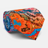 Alien Agate Stone Imitation & Your Word Stropdas (Opgerold)