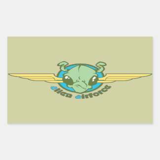 Alien Airforce Rechthoekige Sticker