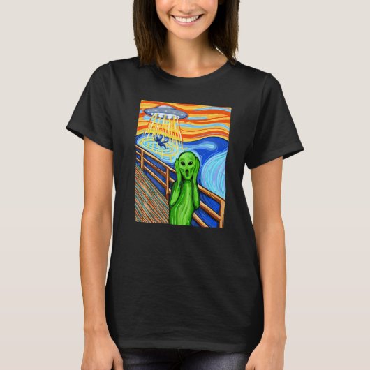 Alien Alien Alien T-shirt UFO (Voorkant)