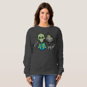 Alien All Mine Dames Basic Sweatshirt (Voorkant volledig)