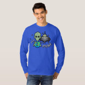 Alien All Mine Heren Basic T-shirt met Lange Mouwe (Voorkant volledig)