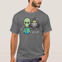 Alien Allemaal Van Mij Basic T-Shirt Voor Mannen D