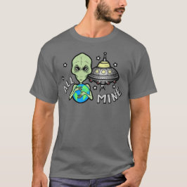 Alien Allemaal Van Mij Basic T-Shirt Voor Mannen D