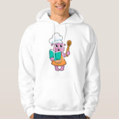 Alien als Cook met Cookbook Hoodie (Voorkant)