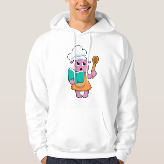 Alien als Cook met Cookbook Hoodie (Voorkant)