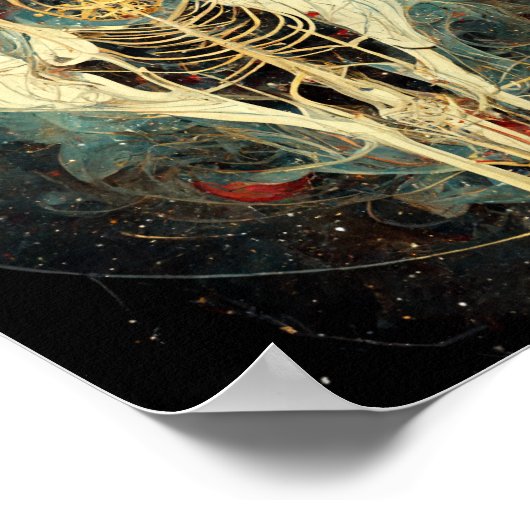 Alien Anatomy 1 Science Fiction Art Poster (Hoek)