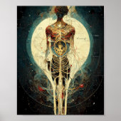 Alien Anatomy 1 Science Fiction Art Poster (Voorkant)