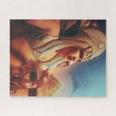 Alien Ancient Egyptische godin Legpuzzel (Horizontaal)