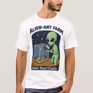 Alien-ant Boerderij – Kosmische Insect Experts T-shirt