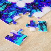 Alien aquatische life art legpuzzel (Zijkant)