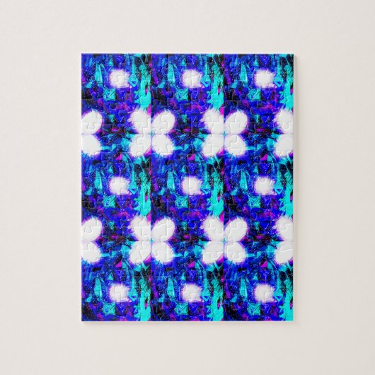 Alien aquatische life art legpuzzel (Verticaal)