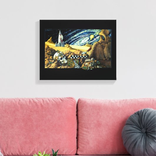 Alien Archeology Canvas Afdruk (Insitu (Woonkamer))