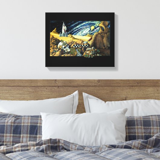 Alien Archeology Canvas Afdruk (Insitu (Slaapkamer))