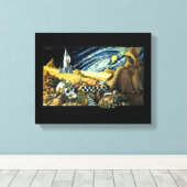 Alien Archeology Canvas Afdruk (Insitu (Houten vloer))