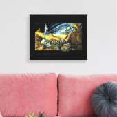 Alien Archeology Canvas Afdruk (Insitu (Woonkamer))