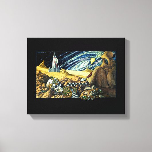 Alien Archeology Canvas Afdruk (Voorkant)