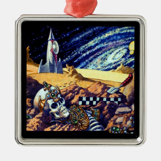 Alien Archeology Metalen Ornament (Voorkant)