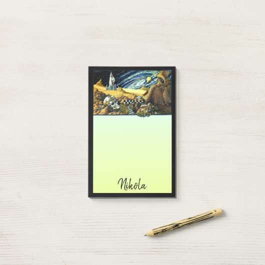 Alien Archeology Post-it® Notes (Op bureau)