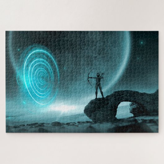 Alien Archer Legpuzzel (Horizontaal)