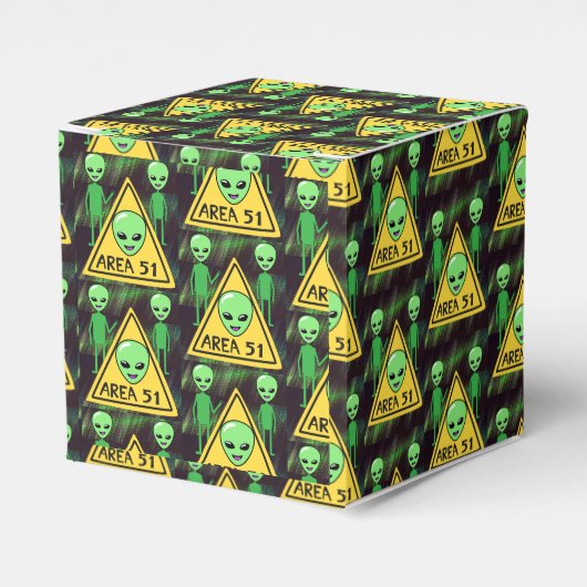 Alien Area 51 Bedankdoosjes (Voorkant Zijde)