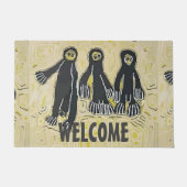 ALIEN ARRIVAL, EDIT TEKST, Rug Deurmat (Voorkant)