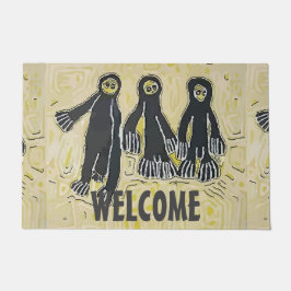 ALIEN ARRIVAL, EDIT TEKST, Rug Deurmat