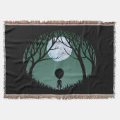 Alien Art Blanket E.T. Alien Grey Throw Blanket Deken (Voorkant)