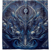 Alien Art Nouveau Douchegordijn (Voorkant)