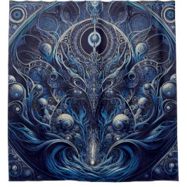 Alien Art Nouveau Douchegordijn