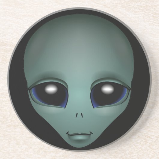 Alien Art-Onderzetters - Buitenaardse geschenken e Zandsteen Onderzetter (Voorkant)