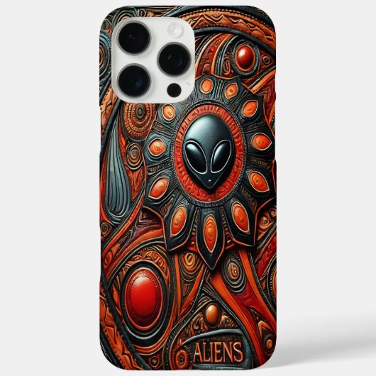 Alien Art onthult kosmische mysteries Case-Mate iPhone Case (Achterkant)