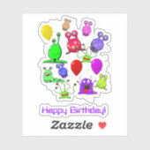 Alien Art * Partij met Aliens Sticker (Vel)