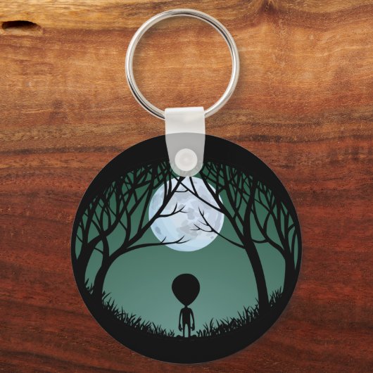 Alien Art-Sleutelhanger - Buitenaardse geschenken  Sleutelhanger (Voorkant)