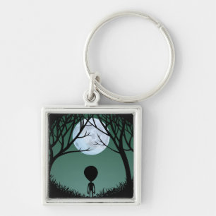 Alien Art-Sleutelhanger - Buitenaardse geschenken  Sleutelhanger