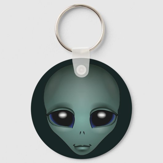 Alien Art-Sleutelhanger - Buitenaardse geschenken Sleutelhanger (Voorkant)