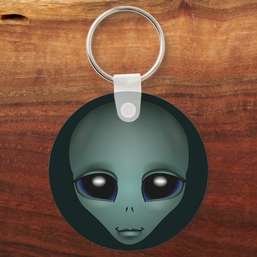 Alien Art-Sleutelhanger - Buitenaardse geschenken Sleutelhanger (Voorkant)