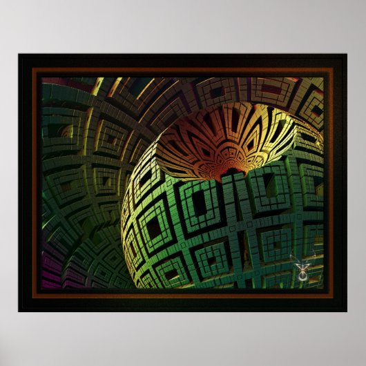 Alien Artifact door Xzendor7 Poster (Voorkant)