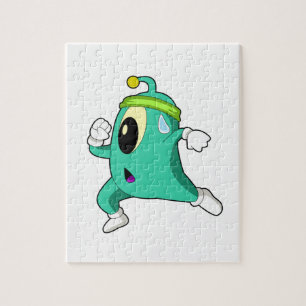 Alien as Runner Legpuzzel