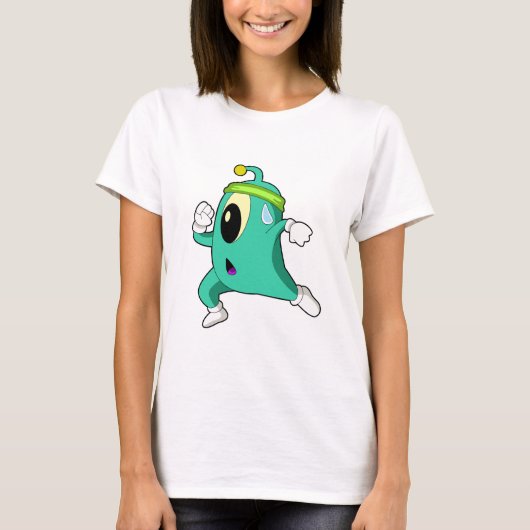 Alien as Runner T-shirt (Voorkant)