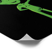 Alien ASL Handgebaar Doof Gehoorverlies Bewustzijn Poster (Hoek)