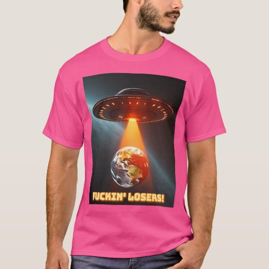 Alien Attack T-shirt (Voorkant)
