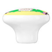 Alien Baby Girl Keramische Knop (Zijkant)