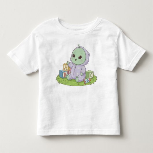 Alien Baby Kinder Shirts (Voorkant)