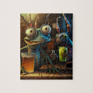 Alien Bar Puzzle Legpuzzel