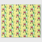 Alien Barbecue Cookout Thunder_Cove Cadeaupapier (Vlak)