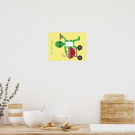 Alien Barbecue Cookout Thunder_Cove Poster (Keuken)